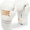 Luvas De Boxe LEONE 1947 Adulto Branco 16 OZ GN059