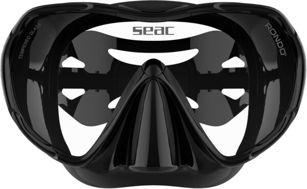 Máscara Mergulho SEAC Rondò Unissexo Silicone Lente Única Volume Reduzido