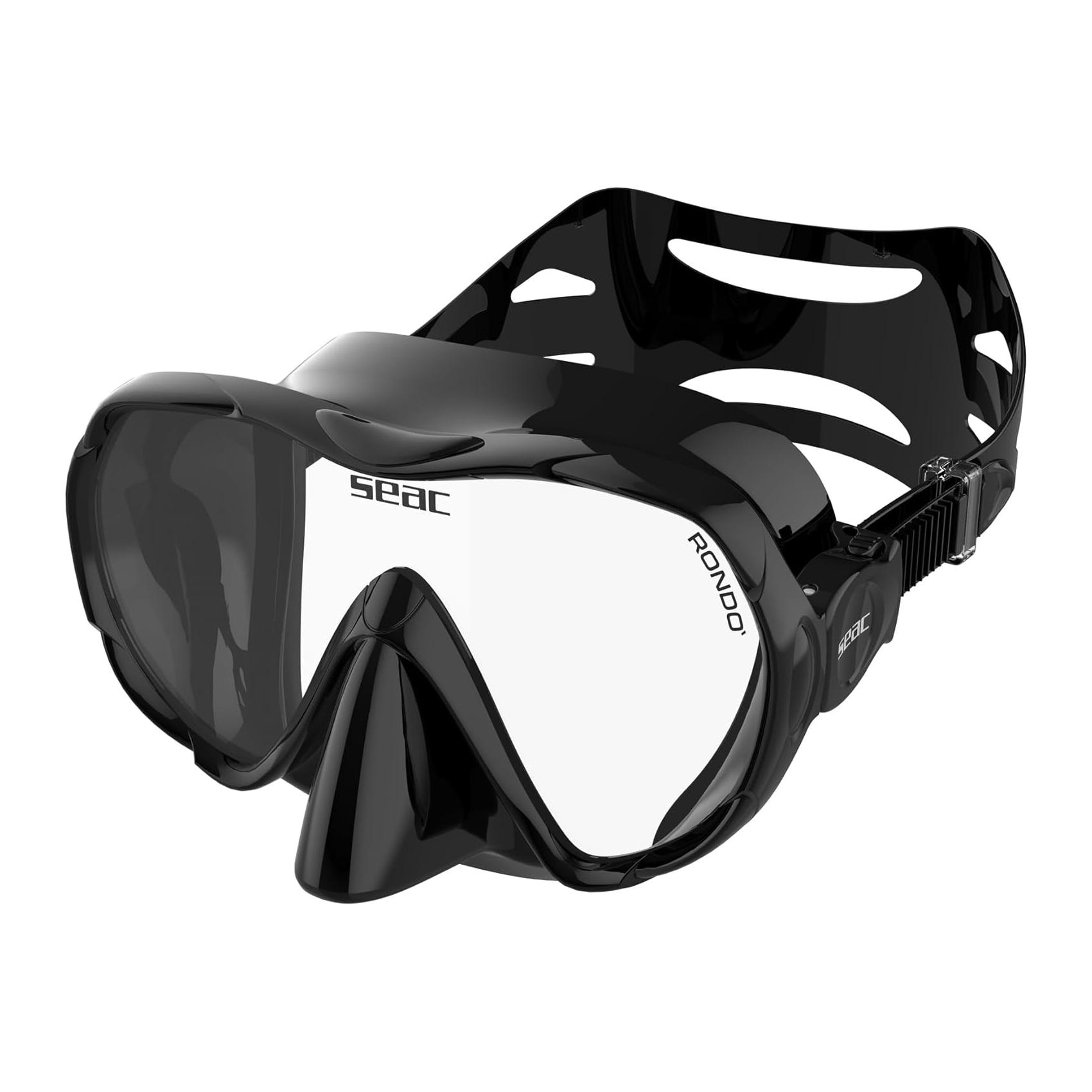 Máscara Mergulho SEAC Rondò Unissexo Silicone Lente Única Volume Reduzido