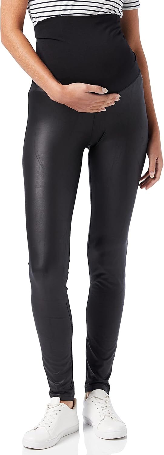 (XS/S) Leggings SUPERMOM OTB Shine Pré-Mamã Preto