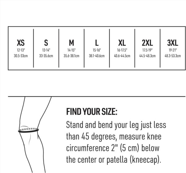 Joelheira McDavid 402R-BK Neoprene Preta Tamanho S 33-35.6 cm