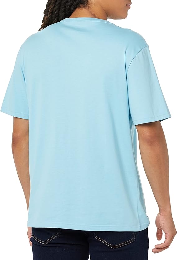 (S) T-Shirt de Manga Curta Azul 2 Unid.