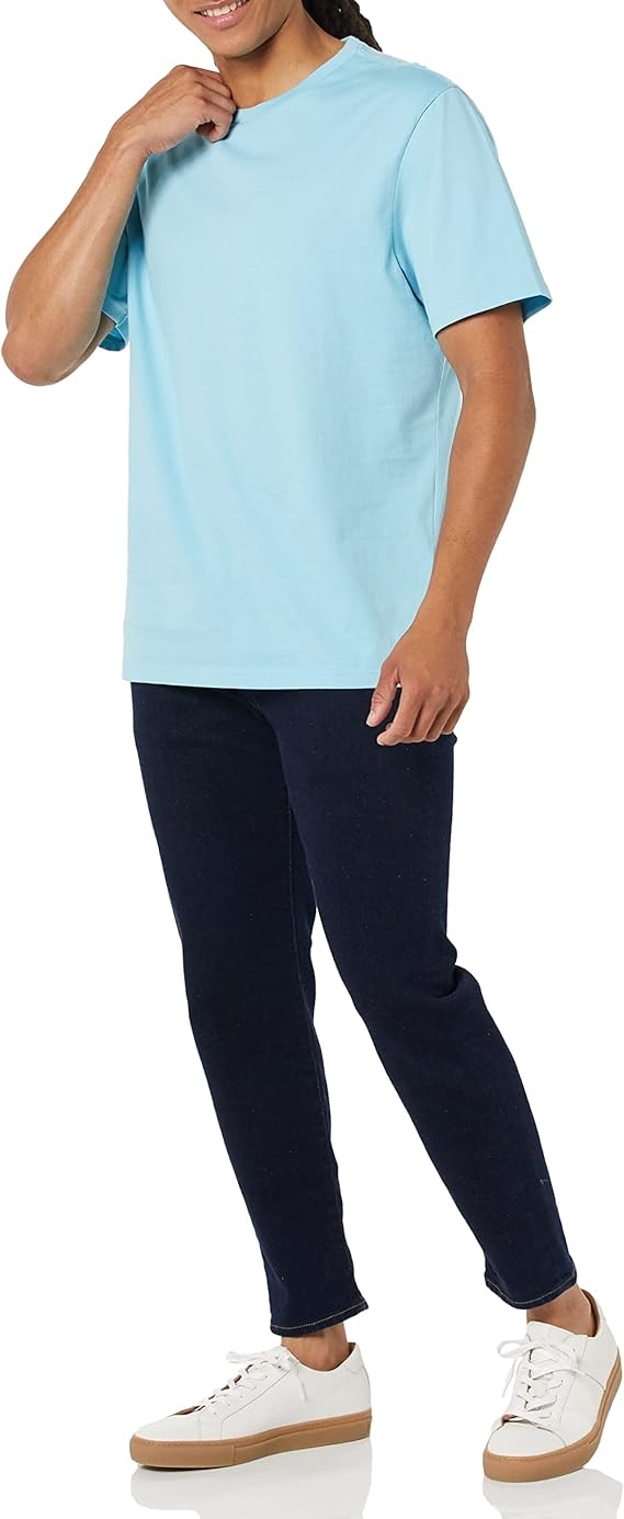 (S) T-Shirt de Manga Curta Azul 2 Unid.