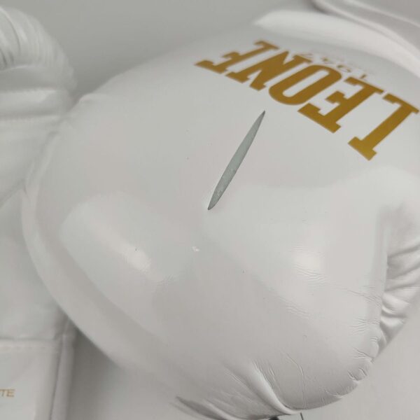 Luvas De Boxe LEONE 1947 Adulto Branco 16 OZ GN059
