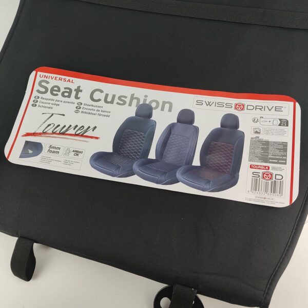 Capa de Assento de Carro Universal SUMEX Modelo Tourer Preto Em Tecido