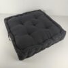Almofada / Coussin de Sol 45x45 cm 100% Algodão Modelo Duo Cor Preto