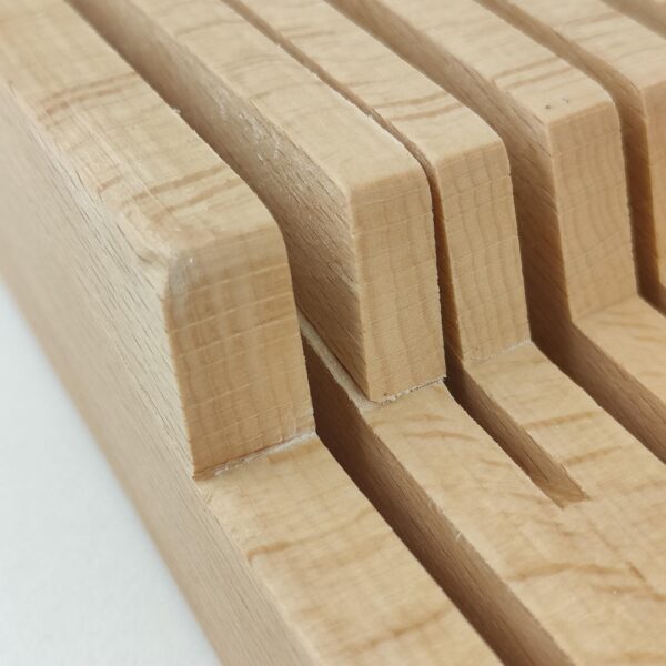 Suporte de Facas para Gavetas 41x10,8X4,8 cm em Madeira