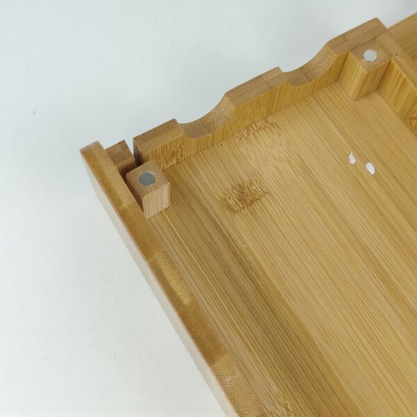 Estação de Carga Relaxdays para Tablets e Smartphones Em Bambu Natural 23x25.5x13.5 cm