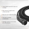 Cabo de carregamento EV Tipo 2 LAPP Mobility 2.22 kW 32 A Trifásico Modo 3/5 m para Carros Elétricos