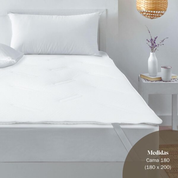 (180X200 cm) Topper Viscoelástico Pikolin Home Viscofiber 3 cm Extra Relax