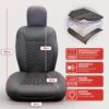 Capa de Assento de Carro Universal SUMEX Modelo Tourer Preto Em Tecido