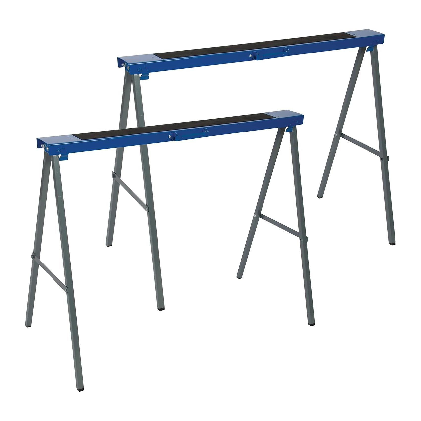 Cavaletes Metálicos Dobráveis Silverline 125 Kg 2 Peças (783160)