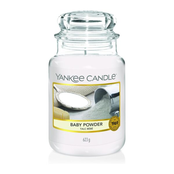 Vela Aromática Grande Cheiro Pó de Talco Yankee 623 g