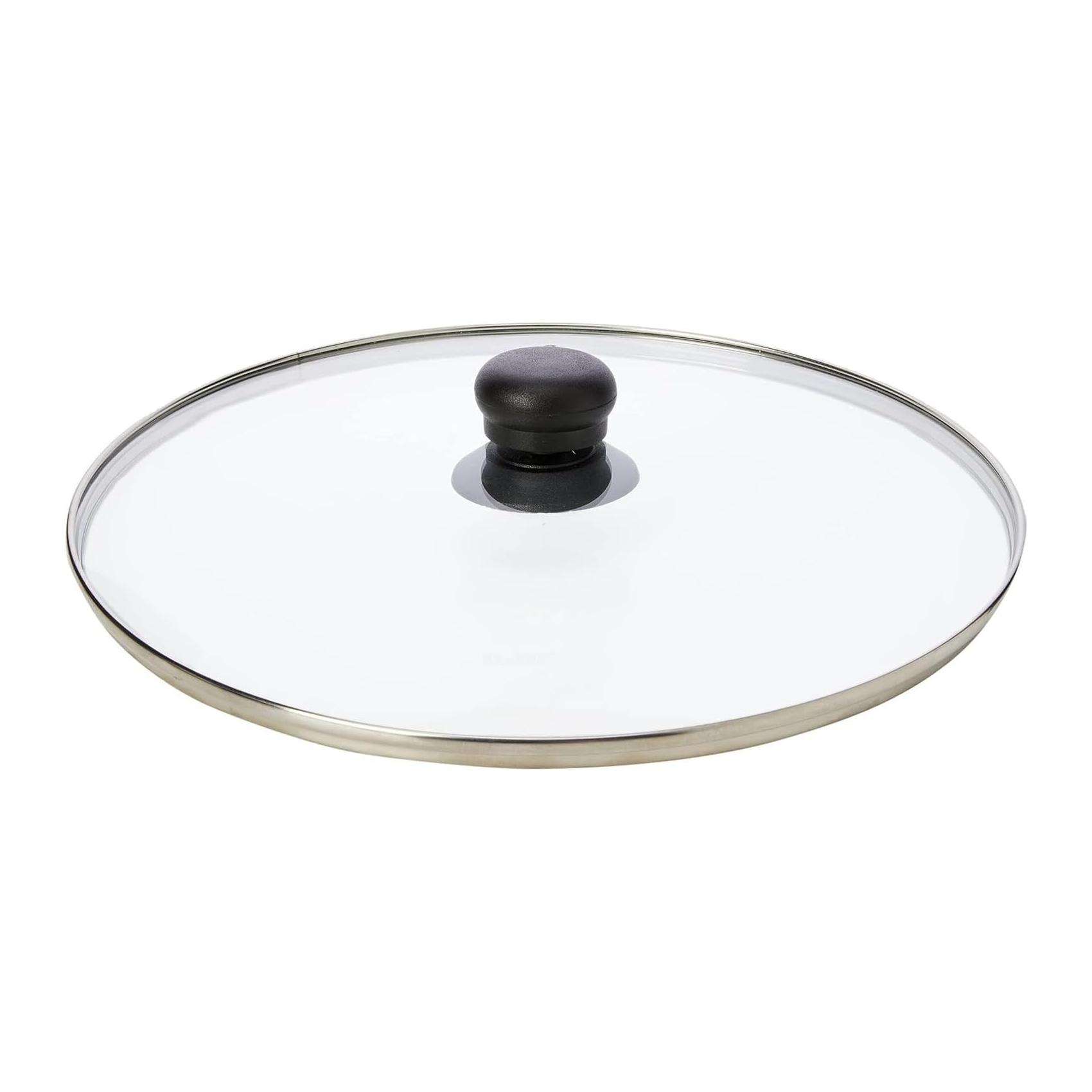 Tampa de Vidro Ibili 36 cm Aço Inoxidável Transparente/Plateado/Negro