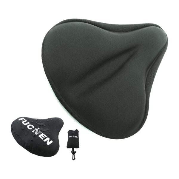 Capa de Gel para Selim de Bicicleta Grande e Confortável (Preto)