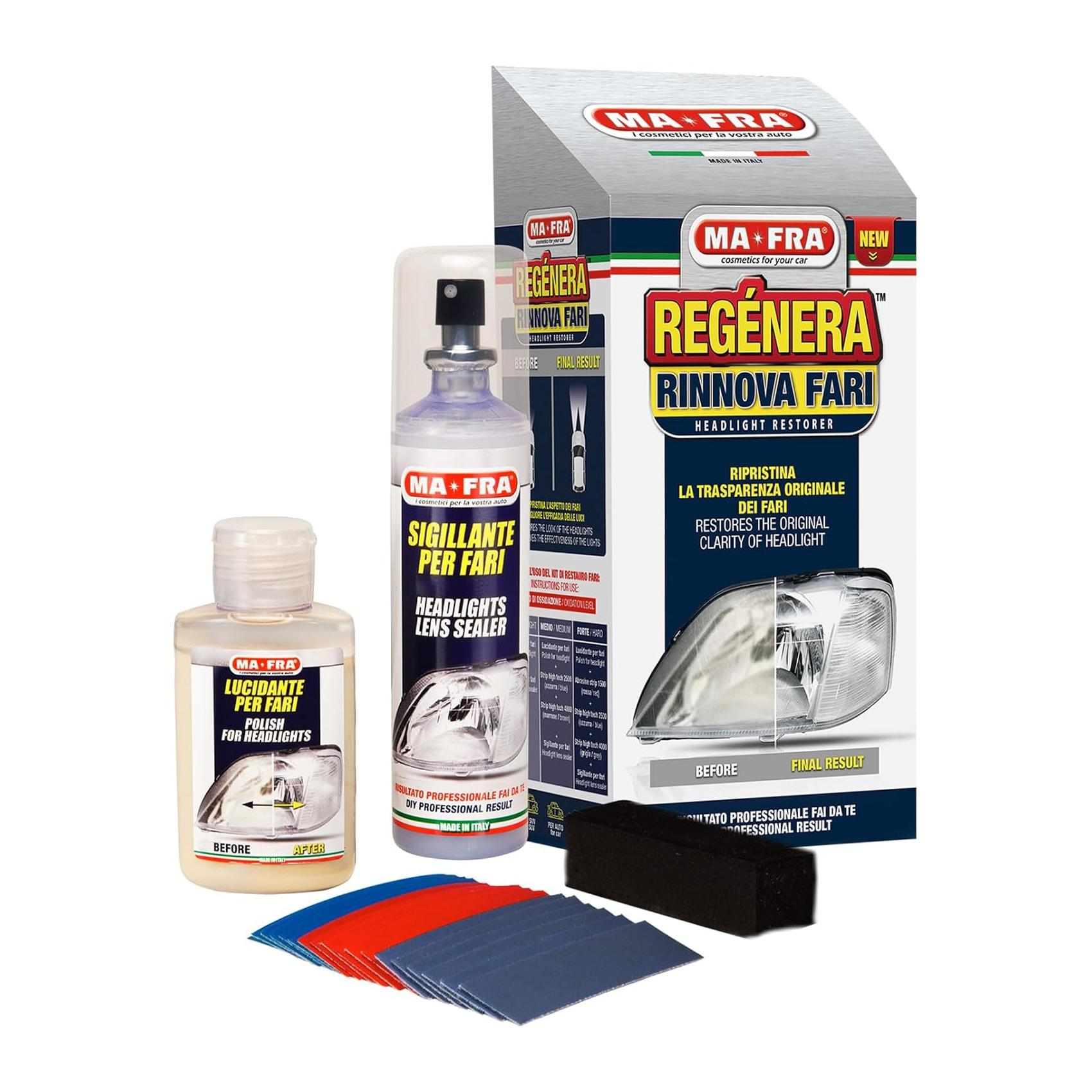 Kit Completo Renovador de Faróis Mafra 18236