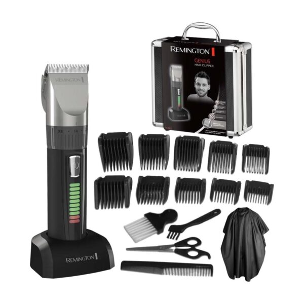 Máquina de Cortar Cabelo Remington Genius Lâminas Cerâmica HC5811 0,8-40 mm