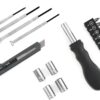 Kit de Ferramentas Mini 20 Peças em Estojo em Forma de Pneu