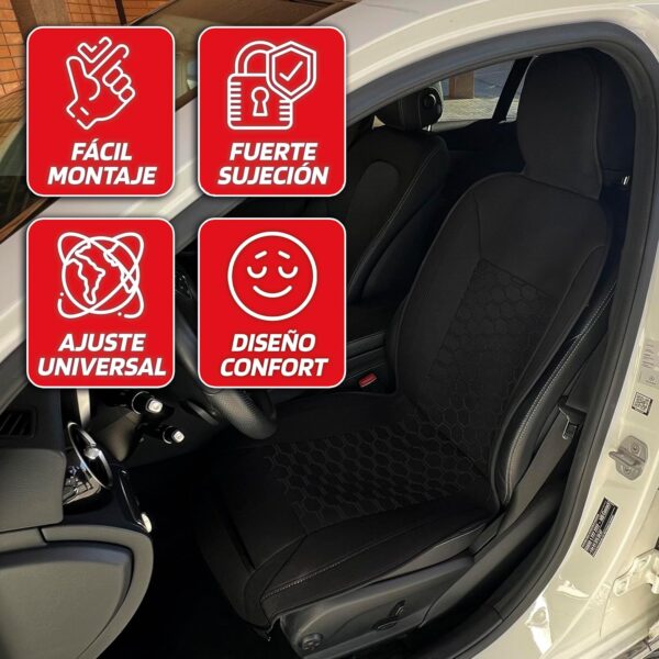 Capa de Assento de Carro Universal SUMEX Modelo Tourer Preto Em Tecido