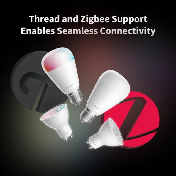 Lâmpada Inteligente LED E27 Thread/Zigbee Regulável 2700-6500K Matter 10.5W