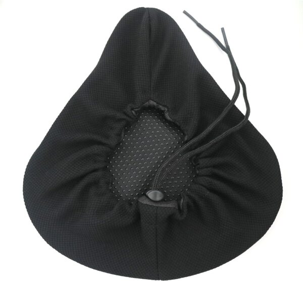 Capa de Gel para Selim de Bicicleta Grande e Confortável (Preto)