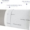 Almofada Viscoelástica Carbono Natural 135 cm Todocama