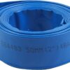 Mangueira Plana para Descarga de Água 10 M X 50 mm KATSU com Clips e Conector Azul