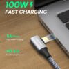 (5 m) Cabo Extensor USB C USB 3.2 5Gbps 100 W Carga 4K 60Hz