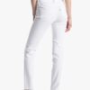 (W32/L32) Calças de Ganga Levi's 712 Mid Mulher Rise Slim Jeans Western White