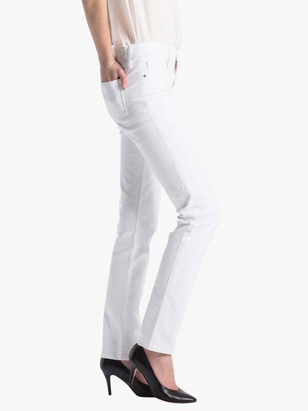 (W32/L32) Calças de Ganga Levi's 712 Mid Mulher Rise Slim Jeans Western White