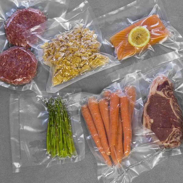 2 Rolos de Sacos Universais para Vácuo de alimentos - 28x600 cm