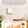 Termostato aquecimento WiFi Refoss MTS200 Programável compativel com Apple Home Kit Alexa e Google Home