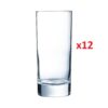12 Copos altos Lario em vidro 290 ml