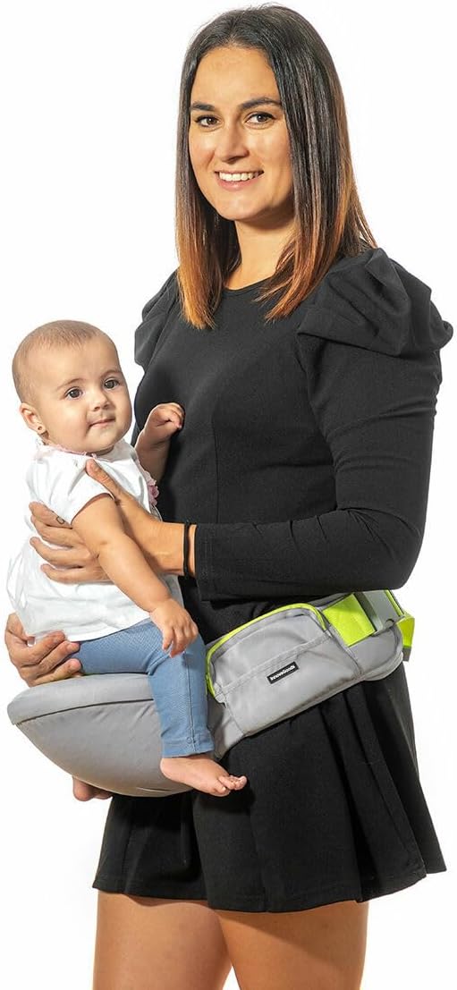 Cinto Porta-Bebé Evolutivo InnovaGoods Seccaby com Bolsos