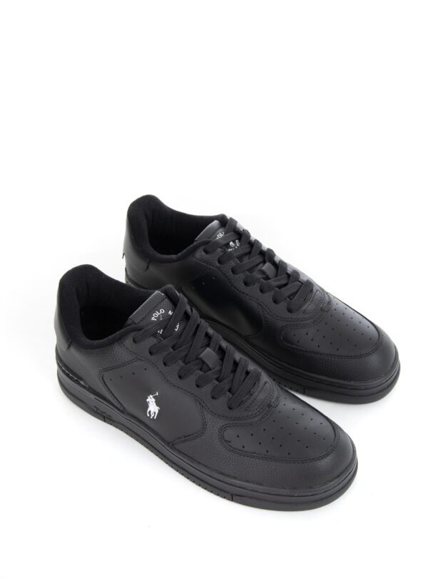 (41) Sapatilhas Polo Ralph Lauren Masters Court Homem - Preto