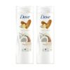 Creme Hidratante Corporal Restaurador Dove com Óleo de Coco e Leite de Amêndoas Pack 2 X 400 Ml