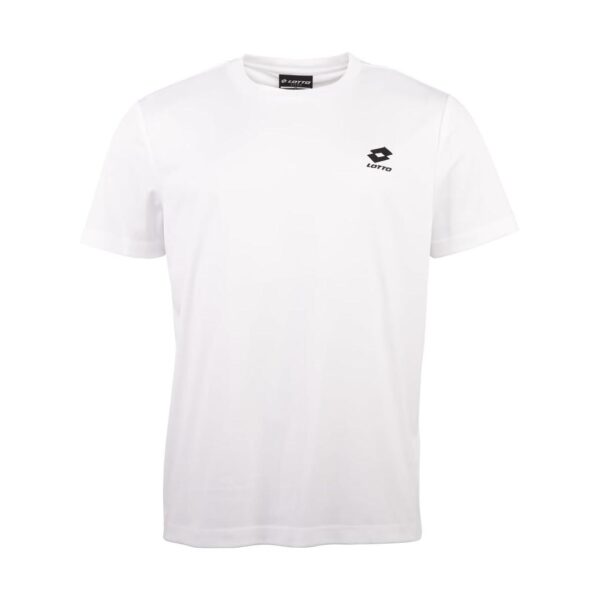 (L) T-Shirt Desporto Lotto Regular Fit Branco Brilhante
