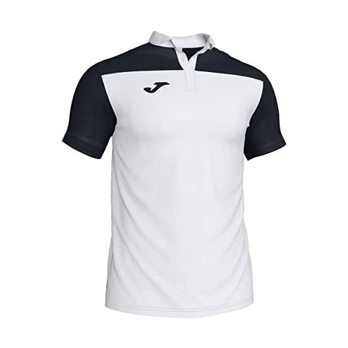 (XL) Polo Joma Combi para Homem - Branco / Preto