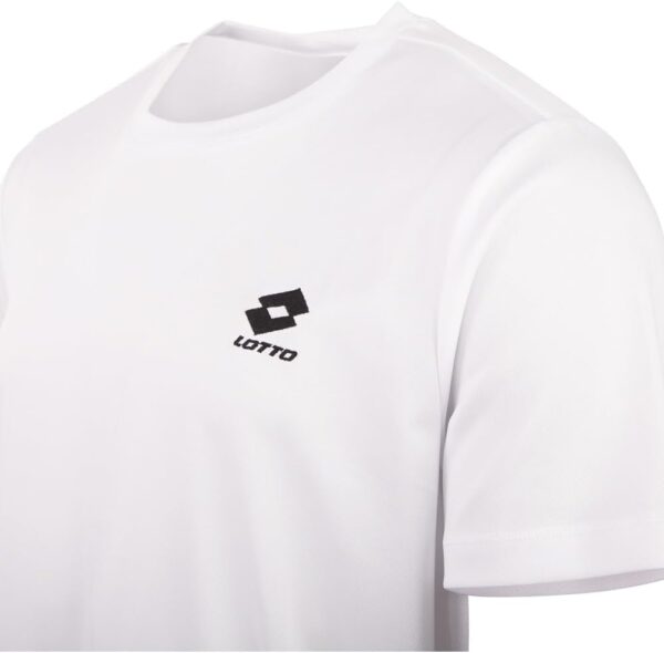 (L) T-Shirt Desporto Lotto Regular Fit Branco Brilhante