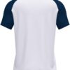 (XL) T-Shirt Joma Academy IV Branco Azul Marinho