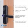 Fechadura Inteligente Wi-Fi 5 Modos Abertura ICASA HC-E010