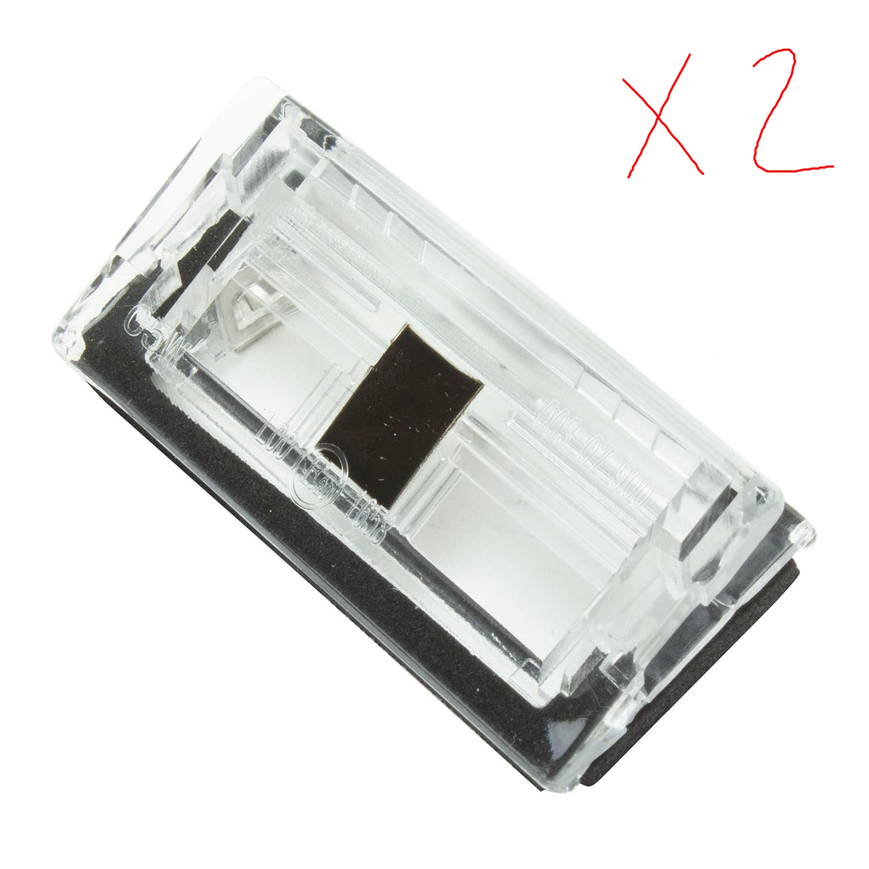 Taros Trade 122800 Luz de matrícula 2 Unidades