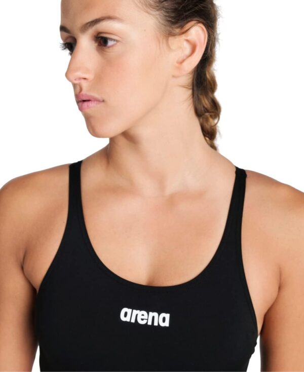 (32) Fato de Banho Mulher Arena Damen Team Swimsuit Swim Resistência ao cloro e proteção UPF 50+ UV