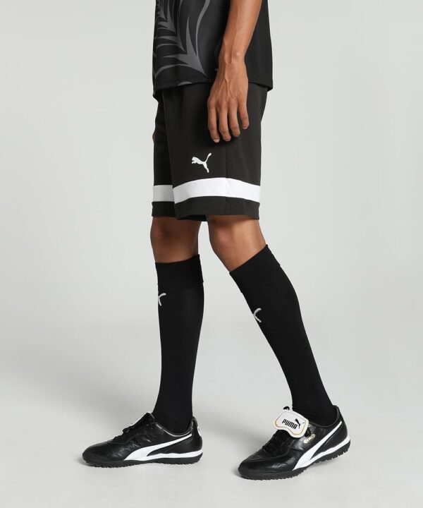(M) Calções PUMA individualRISE Malha Homem Preto e Branco