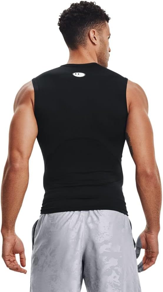 (XL) Camisola Compressão Under Armour Heatgear Sem Mangas