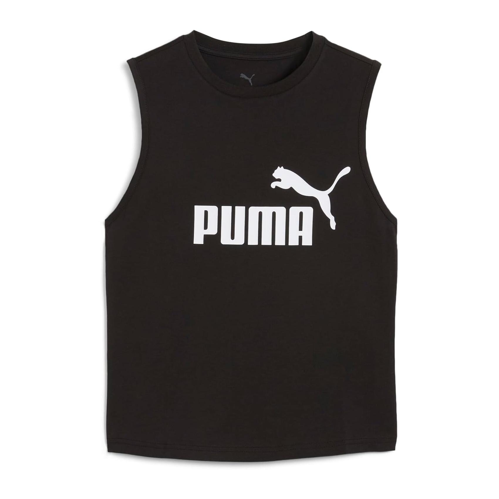 (L) PUMA T-shirt de alças ESS No. 1 Logótipo Slim Mulher