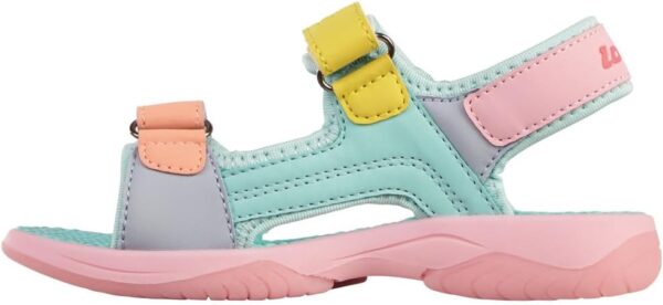 (34) Sandálias Desportivas Lotto Macarella com fecho Velcro Rosa e Azul - Menina