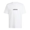 (XS) T-Shirt adidas Essentials Linear Single Jersey TeeBranco/Preto
