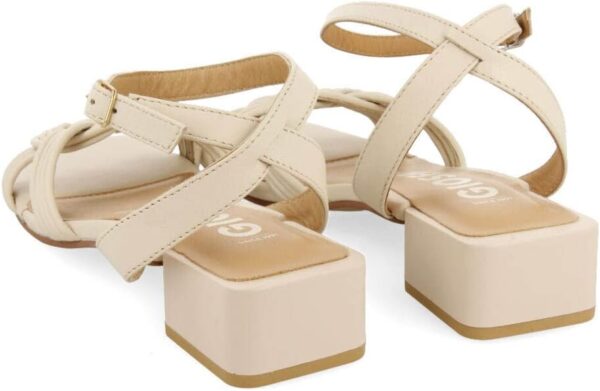(36) Sandalias GIOSEPPO com tiras e fecho ajustável Mulher Branco