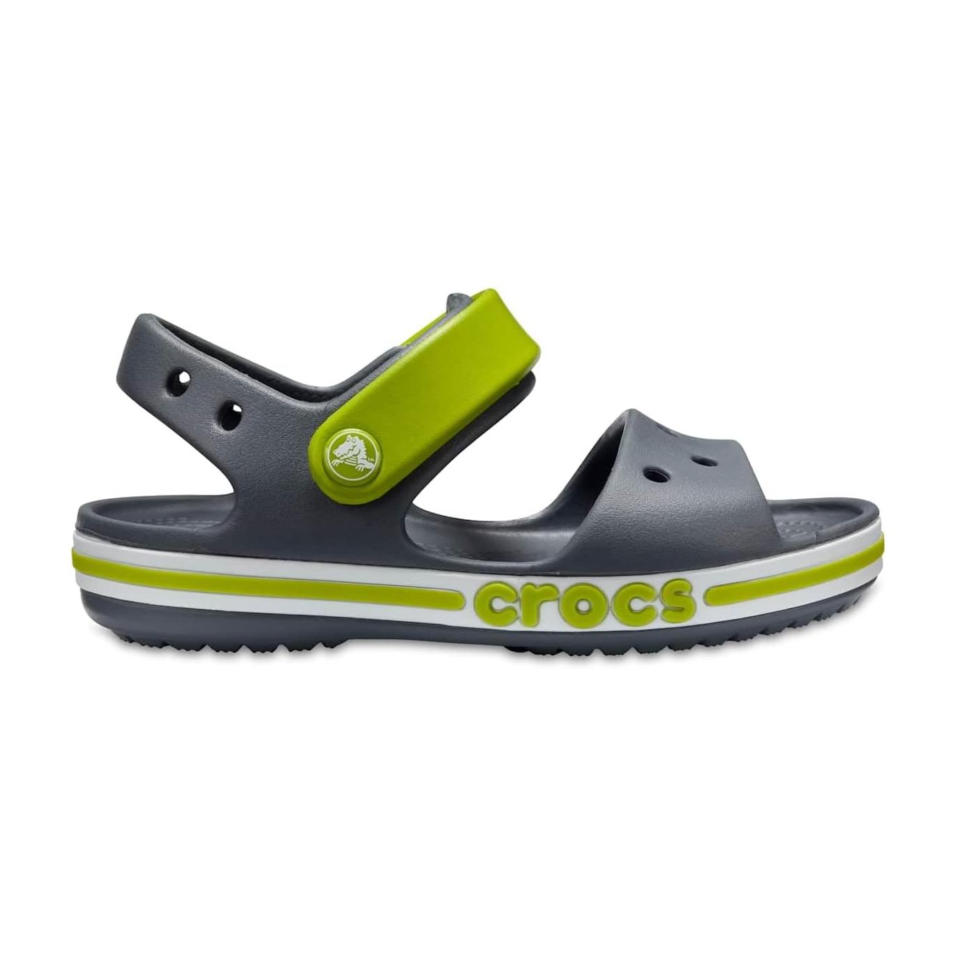 (34/35) Sandálias Crocs Bayaband Sandal K Infantil Unisexo Charcoal